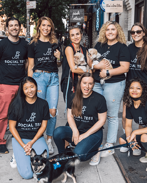 Social Tees Animal Rescue team photo